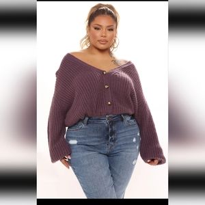 Fashion Nova Knit Yours Oversized Cardigan